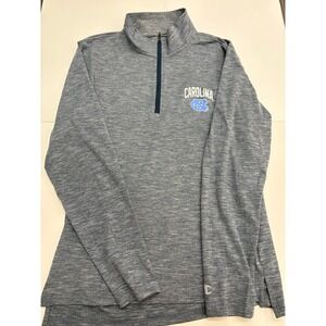 UNC Carolina Tar Heels Champion Quarter Zip Pullover Men's Medium Gray Heather